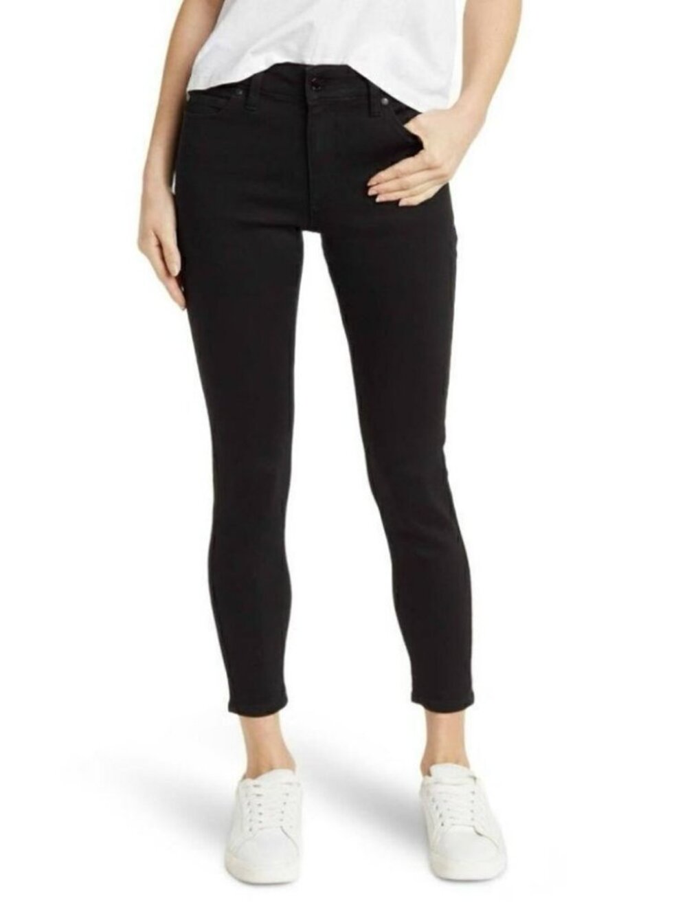 Tahari Kelly Skinny Jeans in Black, size 6, NWT